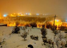 شب های زمستانی و مه آلود بخش سیلوانا از لنز دوربین سیلوانا نیوز