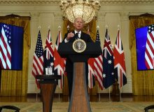 رئیس‌جمهور پر گاف آمریکا/ بایدن نام نخست‌وزیر استرالیا را فراموش کرد