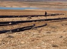 شناسایی و توقیف لوله‌های انتقال آب به اراضی دیم حاشیه سد شهرچای