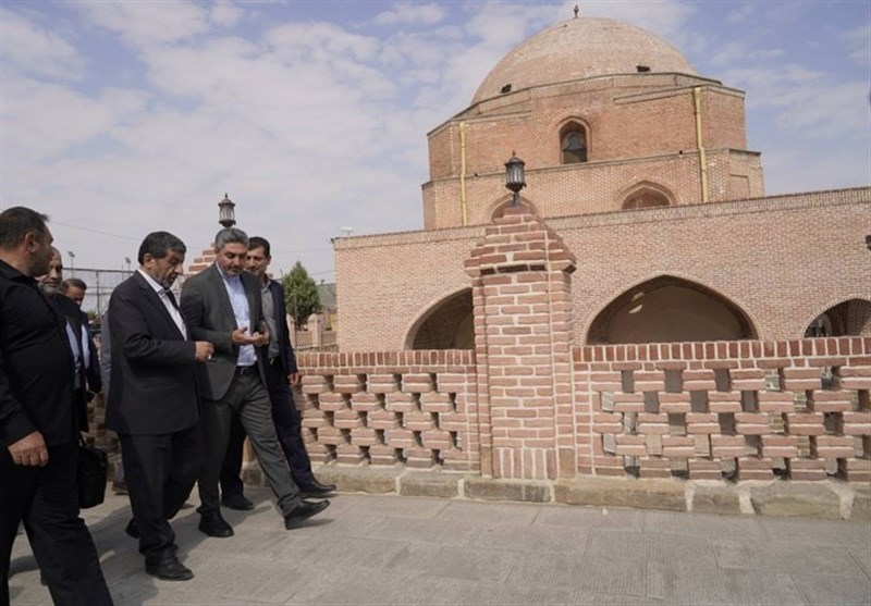 فاز نخست مرمت مسجد جامع ارومیه ‌رونمایی شد