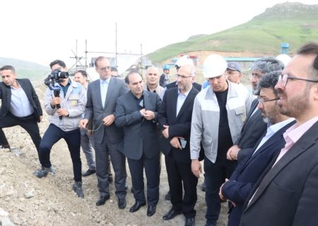 بازدید عصرگاهی رئیس کل دادگستری آذربایجان غربی از معدن طلای زرشوران تکاب