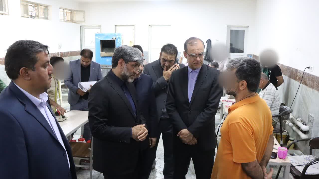 بازدید رئیس کل دادگستری آذربایجان غربی از زندان ارومیه