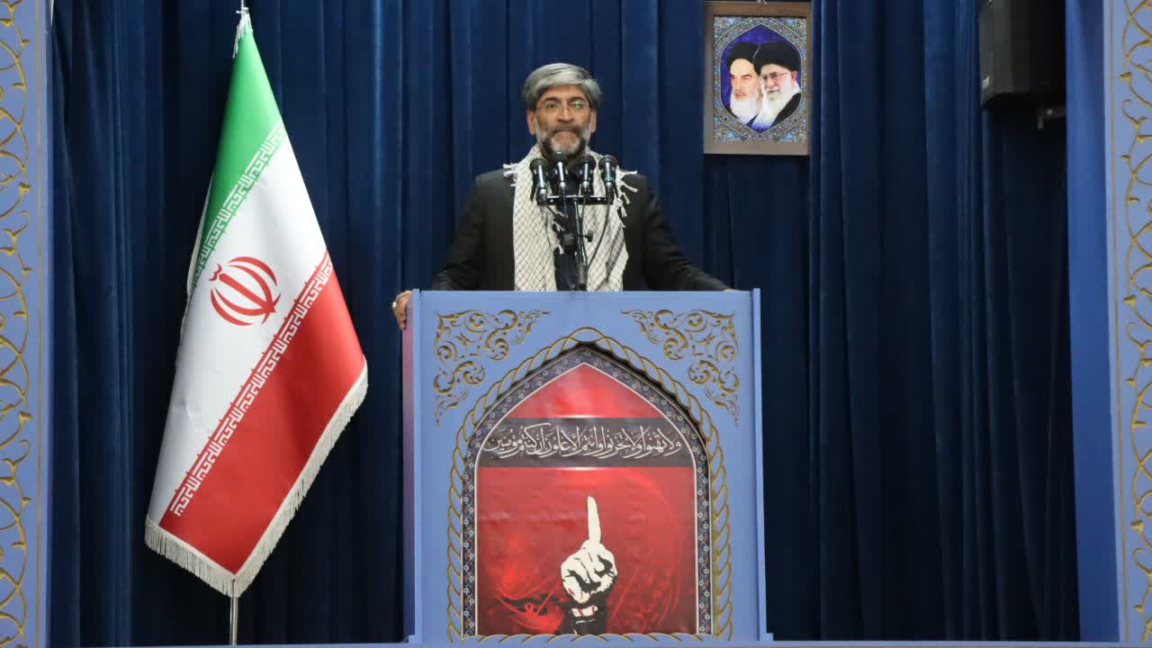 سخنرانی رئیس کل دادگستری آذربایجان غربی قبل از خطبه های نماز جمعه ارومیه