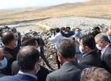 ازدید حقوق عامه ای دادستان مرکز استان آذربایجان غربی از سایت پسماند نازلو