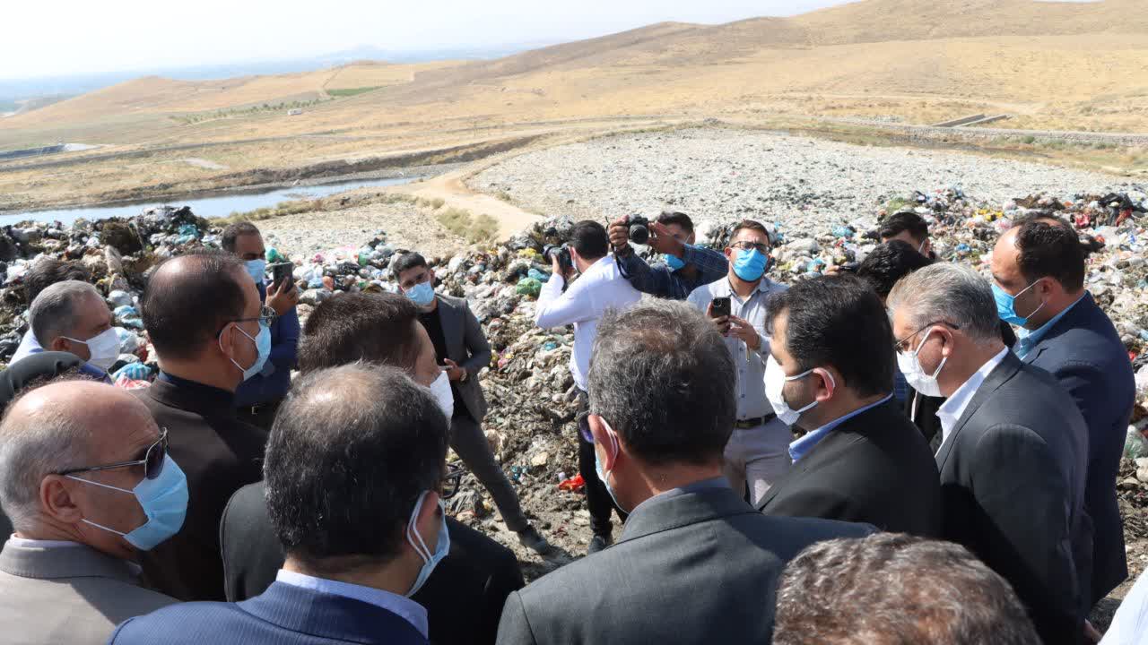ازدید حقوق عامه ای دادستان مرکز استان آذربایجان غربی از سایت پسماند نازلو