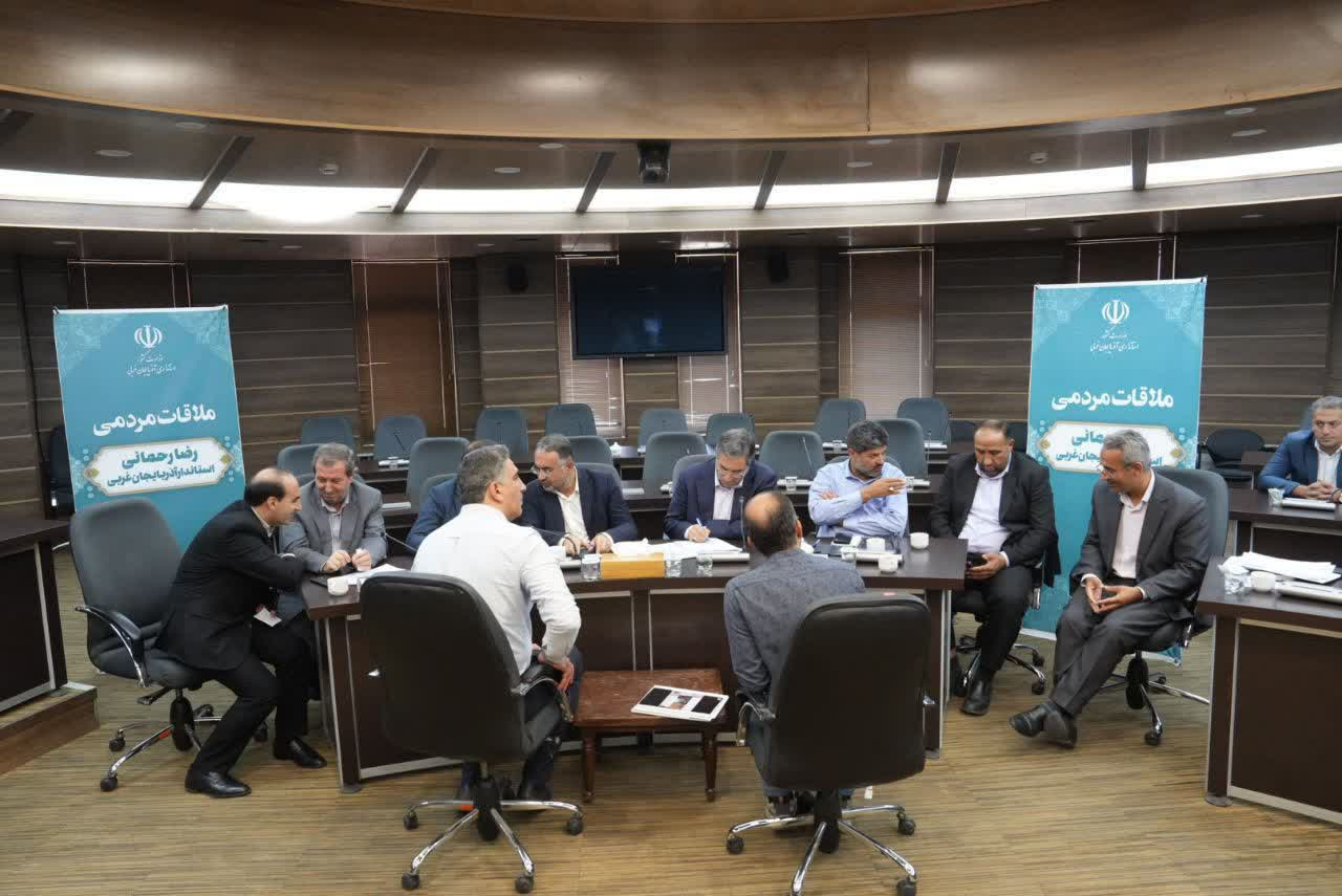 برگزاری ملاقات مردمی استاندار آذربایجان‌غربی